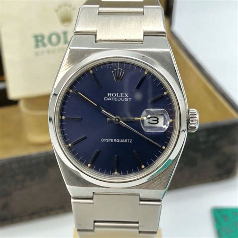 rolex oister quarz 17000 blu dial|Rolex that Tick.